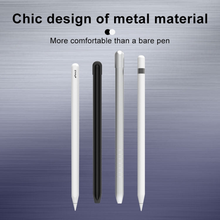 เคสป้องกันปากกาสไตลัสแบบไม่ลื่นผิวด้านโลหะสำหรับ Apple Pencil 2, สำหรับ Apple Pencil 2