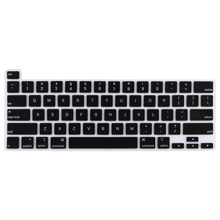 ฟิล์มป้องกันฝุ่นซิลิโคนสำหรับคีย์บอร์ดโน้ตบุ๊ก MacBook Pro 16 นิ้ว A2141 & Pro 13.3 นิ้ว A2251 / A2289 / A2338 (2020), สำหรับ MacBook Pro 16 นิ้ว A2141 (สีดำ), สำหรับ MacBook Pro 16 นิ้ว A2141 (สีขาว)