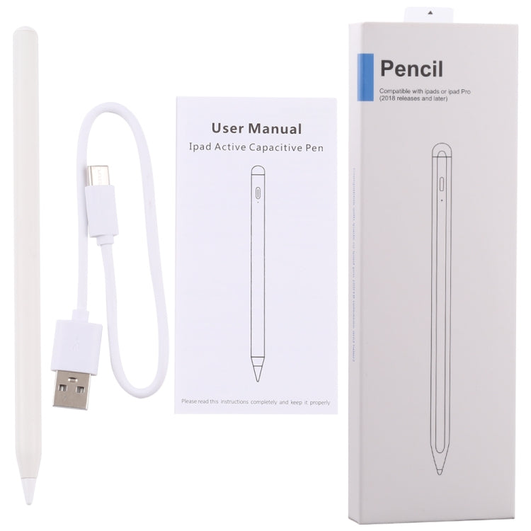 ปากกาสไตลัสแบบสัมผัสความจุแม่เหล็กป้องกันฝ่ามือสำหรับ iPad / iPad Pro (2018 ขึ้นไป), สำหรับ iPad / iPad Pro (2018 ขึ้นไป)