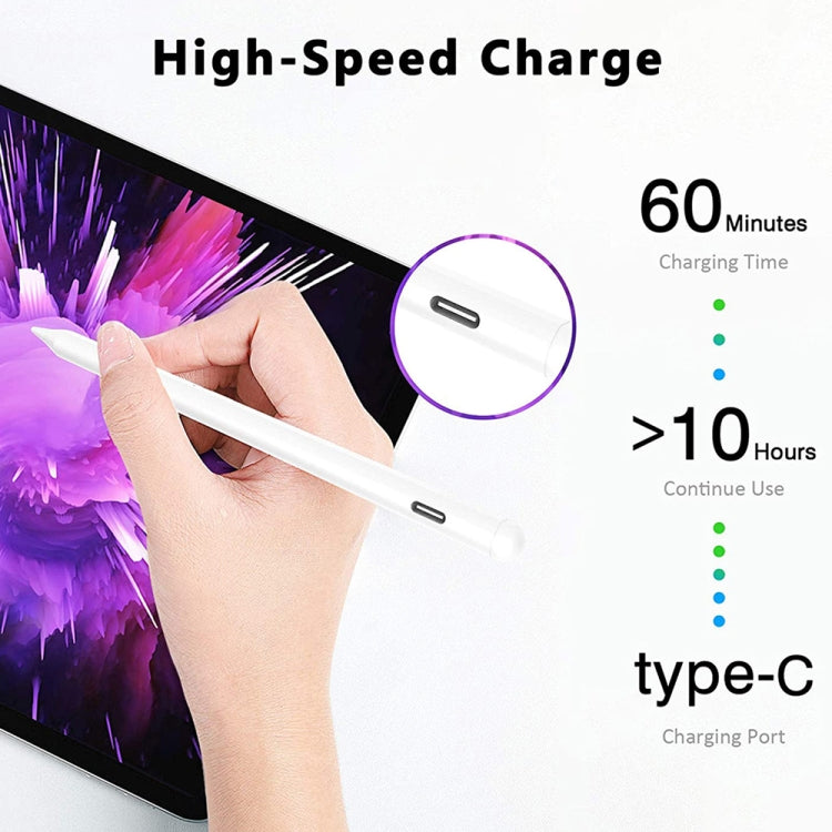 ปากกาสไตลัสแบบสัมผัสความจุแม่เหล็กป้องกันฝ่ามือสำหรับ iPad / iPad Pro (2018 ขึ้นไป), สำหรับ iPad / iPad Pro (2018 ขึ้นไป)