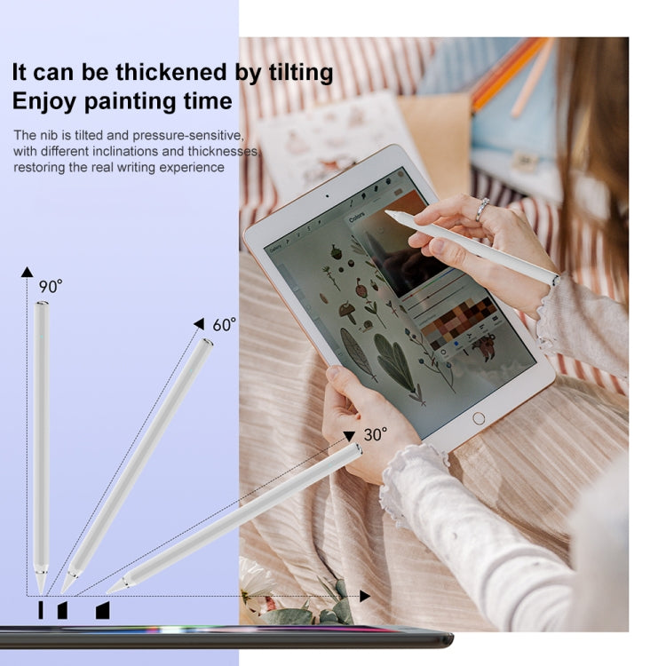 ปากกาสไตลัสแบบความจุ Mutural P-950B พร้อมเซ็นเซอร์แรงกดและป้องกันฝ่ามือสำหรับ iPad 2018 ขึ้นไป รุ่น 950B