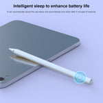 ปากกาสไตลัสแบบความจุ Mutural P-950B พร้อมเซ็นเซอร์แรงกดและป้องกันฝ่ามือสำหรับ iPad 2018 ขึ้นไป รุ่น 950B