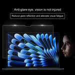 ฟิล์มกระจกนิรภัยแข็ง 9H หนา 0.26 มม. ป้องกันการระเบิด สำหรับ MacBook Air 15.3 นิ้ว A2941 2023 / MacBook Air 15 M3 2024 A3114 (1 ชิ้น)