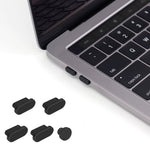 ปลั๊กกันฝุ่น 5 in 1 สำหรับพอร์ตชาร์จ MacBook 12 นิ้ว / MacBook Pro 13.3 / 15.4 นิ้ว (2016/2017)