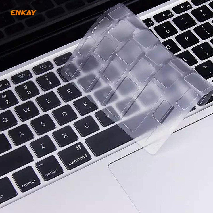 ฝาครอบป้องกันคีย์บอร์ด TPU ENKAY สำหรับ MacBook Air 13.3 นิ้ว A1932 (2018), เวอร์ชัน EU, สำหรับ MacBook Air 13.3 นิ้ว A1932 (2018)