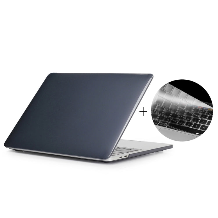 ENKAY เคสแข็งใส 2 in 1 พร้อมแผ่นป้องกันคีย์บอร์ด TPU แบบบางพิเศษ รุ่น US สำหรับ MacBook Pro 15.4 นิ้ว ปี 2016 พร้อม Touch Bar (A1707), รุ่น US