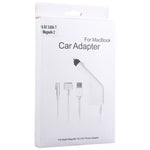ที่ชาร์จในรถยนต์ MagSafe 2 แบบ 5 ขา T Style 60W 16.5V 3.65A พร้อมพอร์ต USB 1 ช่อง สำหรับ Apple MacBook รุ่น A1465 / A1502 / A1435 / MD212 / MD2123 / MD662, ความยาว 1.7 เมตร