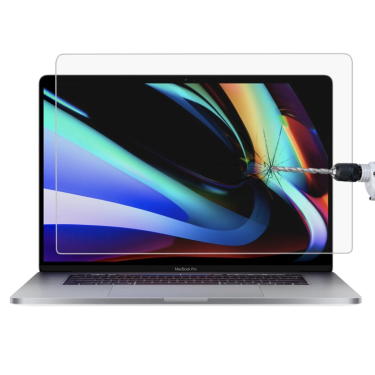 ฟิล์มกระจกนิรภัยป้องกันหน้าจอ 9H สำหรับ MacBook Pro 16 นิ้ว, 1 ชิ้น