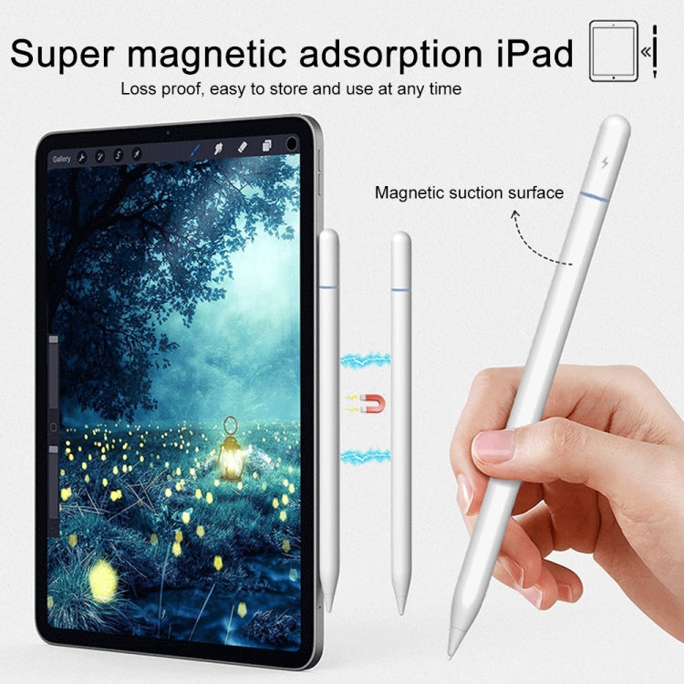 ปากกาสไตลัสแบบสัมผัสเชิงรุก P8 พร้อมฟังก์ชันป้องกันฝ่ามือสำหรับ iPad รุ่นหลังปี 2018, P8