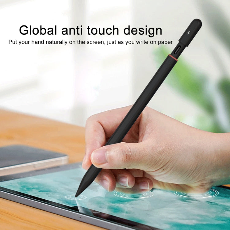 ปากกาสไตลัสแบบสัมผัสเชิงรุก P8 พร้อมฟังก์ชันป้องกันฝ่ามือสำหรับ iPad รุ่นหลังปี 2018, P8