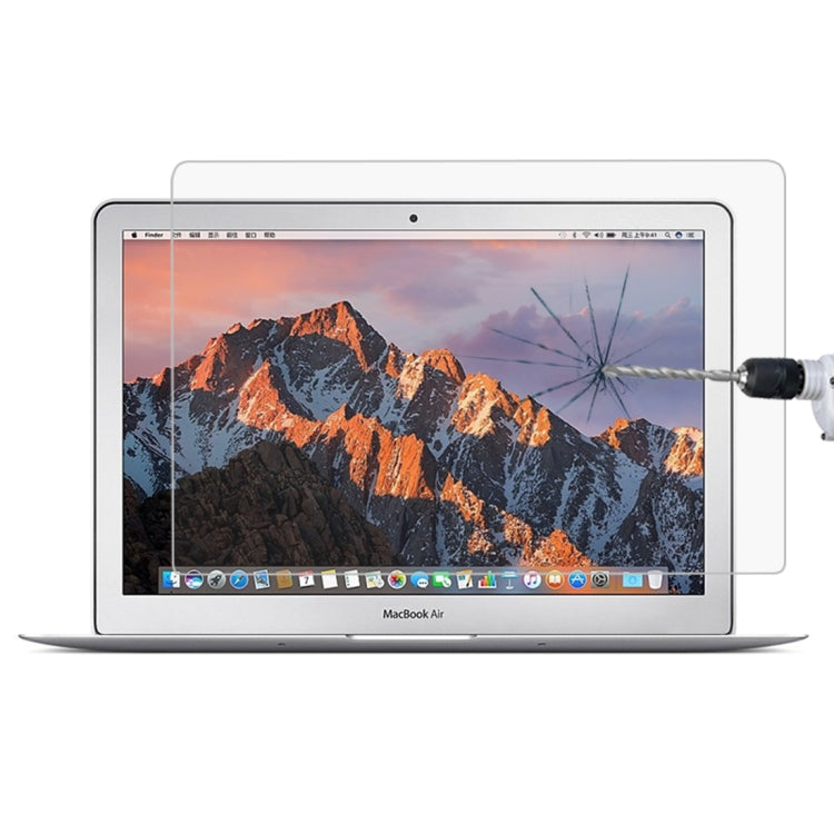 ฟิล์มกระจกนิรภัยกันระเบิดความแข็งผิว 9H ความละเอียดสูงสำหรับ MacBook Air 13.3 นิ้ว (A1369 / A1466), สำหรับ MacBook Air 13.3 นิ้ว (A1369 / A1466)