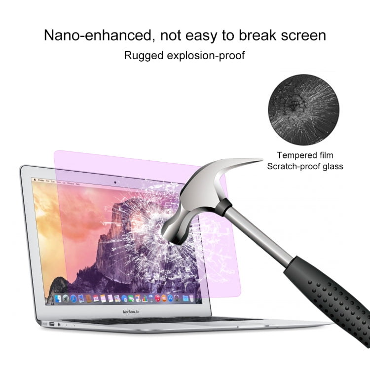 ฟิล์มกระจกนิรภัยกันระเบิดความแข็งผิว 9H ป้องกันแสงสีฟ้าสำหรับ MacBook Pro 13.3 นิ้ว พร้อม Touch Bar (A1706), สำหรับ MacBook Pro 13.3 นิ้ว พร้อม Touch Bar (A1706)