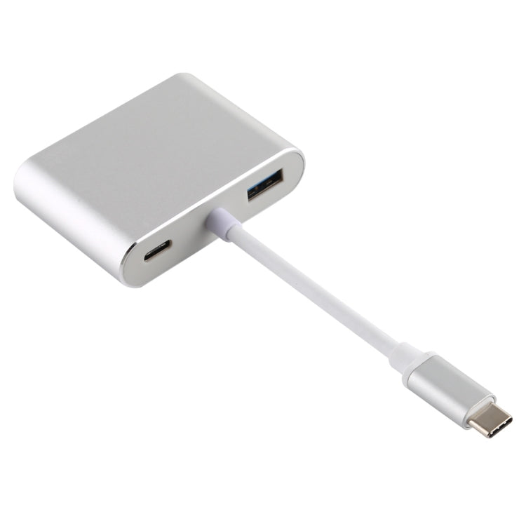 อะแดปเตอร์มัลติฟังก์ชัน 4 in 1 USB / Type-C เป็น 4K HDMI + VGA + USB 3.0 อินเทอร์เฟซ