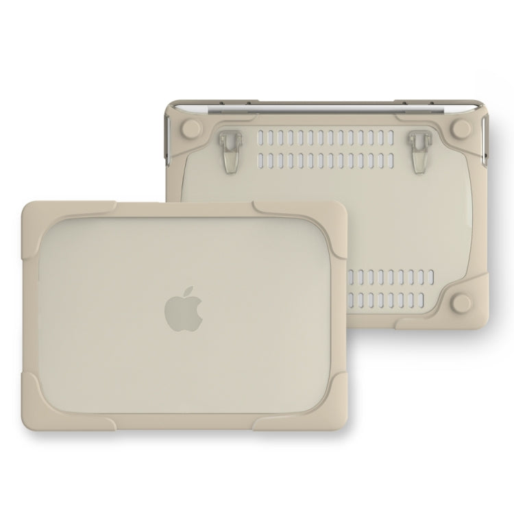 เคสป้องกันแบบพับได้ TPU + PC พร้อมที่วาง สำหรับ MacBook Pro 13.3 นิ้ว (A1708) และรุ่นมี Touch Bar (A1706), สำหรับ MacBook Pro 13.3 นิ้ว รุ่นมี Touch Bar