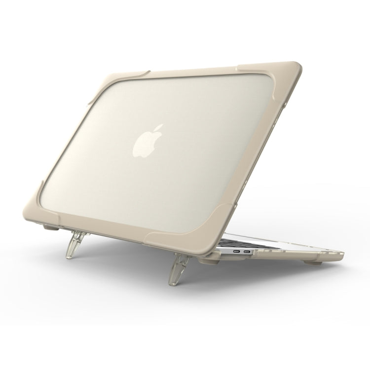 เคสป้องกันแบบพับได้ TPU + PC พร้อมที่วาง สำหรับ MacBook Pro 13.3 นิ้ว (A1708) และรุ่นมี Touch Bar (A1706), สำหรับ MacBook Pro 13.3 นิ้ว รุ่นมี Touch Bar