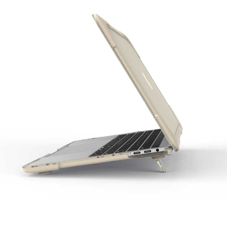 เคสป้องกันแบบพับได้ TPU + PC พร้อมที่วาง สำหรับ MacBook Pro 13.3 นิ้ว (A1708) และรุ่นมี Touch Bar (A1706), สำหรับ MacBook Pro 13.3 นิ้ว รุ่นมี Touch Bar