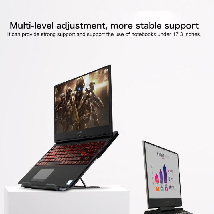 ขาตั้งระบายความร้อนสำหรับโน้ตบุ๊ก Lenovo Z2 Legion Gears อะลูมิเนียมอัลลอย