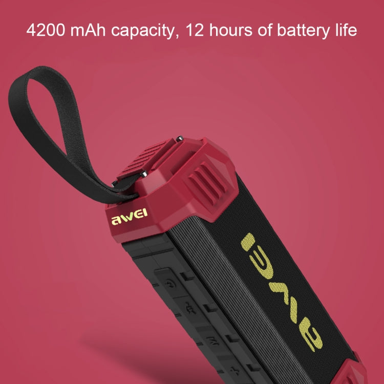 ลำโพงบลูทูธ awei Y280 IPX4 พร้อมพาวเวอร์แบงค์ เสียงเบสเพิ่มขึ้น มีไมโครโฟนในตัว รองรับ FM / USB / การ์ด TF / AUX, Y280