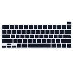 ฟิล์มซิลิโคนป้องกันฝุ่นสำหรับคีย์บอร์ดแล็ปท็อป MacBook Pro 13.3 นิ้ว 2022, สำหรับ MacBook Pro 13.3 นิ้ว 2022 (สีดำ), สำหรับ MacBook Pro 13.3 นิ้ว 2022 (สีขาว)