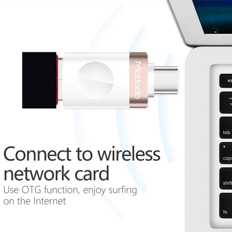อะแดปเตอร์ชาร์จและส่งข้อมูล Mcdodo OT-1942 USB-C / Type-C เป็น USB 3.0 AF OTG