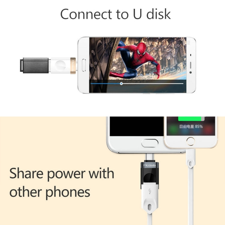อะแดปเตอร์ชาร์จและส่งข้อมูล Mcdodo OT-1942 USB-C / Type-C เป็น USB 3.0 AF OTG