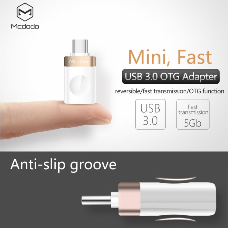 อะแดปเตอร์ชาร์จและส่งข้อมูล Mcdodo OT-1942 USB-C / Type-C เป็น USB 3.0 AF OTG