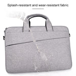 ST03S 15.4 inch Double Side Pockets Wearable Oxford Cloth Soft Handle Portable Laptop Tablet Bag, 15.4 inch Black, 15.4 inch Pink, 15.4 inch Grey, 15.4 inch Deep Space Gray, 15.4 inch Navy Blue