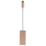 ตัวแปลง USB-C / Type-C 3.1 ตัวผู้เป็น DP ตัวเมีย HD, ความยาว: 12 ซม.