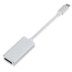ตัวแปลง USB-C / Type-C 3.1 ตัวผู้เป็น DP ตัวเมีย HD, ความยาว: 12 ซม.