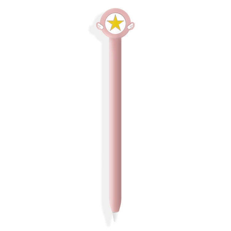 ซิลิโคนป้องกันน่ารักลายการ์ตูนสำหรับ Apple Pencil 2 (กรงเล็บแมวสีชมพู), สำหรับ Apple Pencil 2