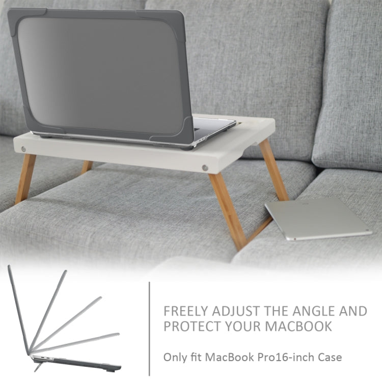 เคสป้องกันแล็ปท็อปสำหรับ MacBook Pro 16 นิ้ว A2141 (2019) ทำจาก PC + TPU สองสี