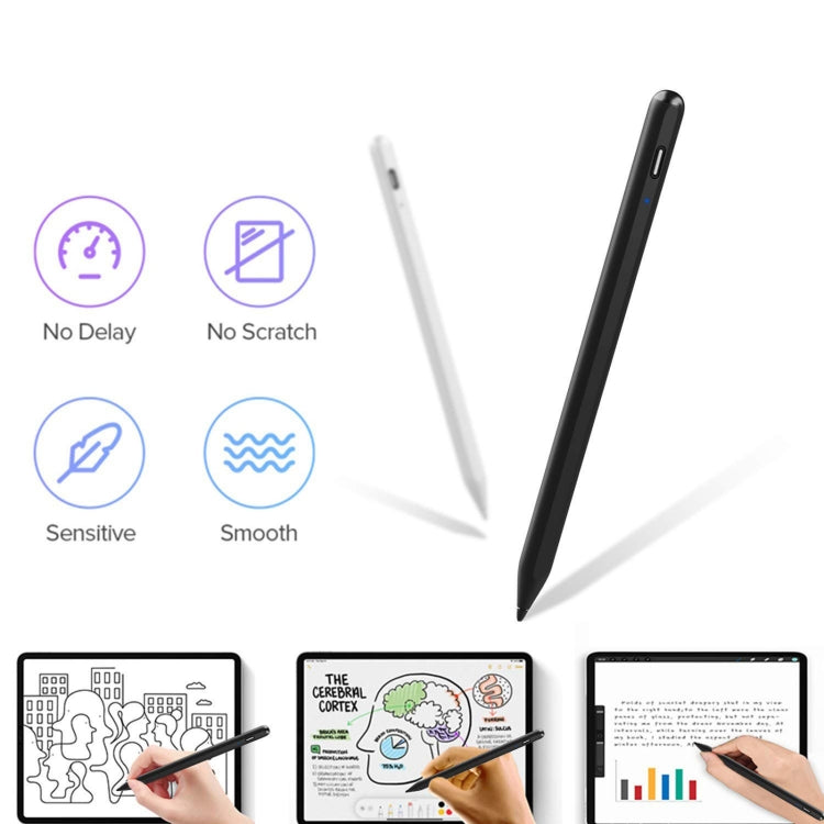 YP0016 ปากกาสไตลัสแม่เหล็กแบบความจุป้องกันการสัมผัสผิดสำหรับ iPad