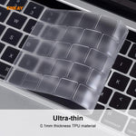ENKAY ฝาครอบป้องกันแป้นพิมพ์ TPU สำหรับ MacBook Pro 13.3 นิ้ว A1706 / A1989 / A2159 & Pro 15.4 นิ้ว A1707 / A1990 (มี Touch Bar), รุ่น US