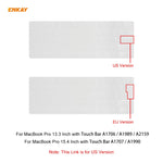 ENKAY ฝาครอบป้องกันแป้นพิมพ์ TPU สำหรับ MacBook Pro 13.3 นิ้ว A1706 / A1989 / A2159 & Pro 15.4 นิ้ว A1707 / A1990 (มี Touch Bar), รุ่น US