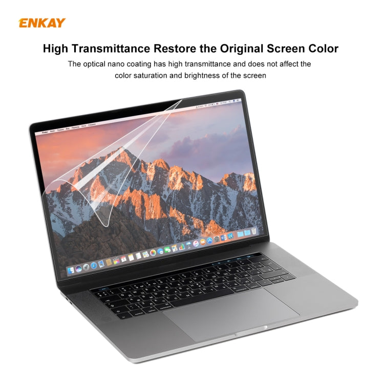 ENKAY ฟิล์มกันรอยหน้าจอ HD PET สำหรับ MacBook Pro 15.4 นิ้ว A1707 (2016 - 2017) / A1990 (2018), สำหรับ MacBook Pro 15.4 นิ้ว A1707 (2016 - 2017) / A1990 (2018)