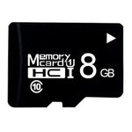 การ์ดหน่วยความจำ TF (Micro SD) ความเร็วสูง Class10 สีดำ 8GB