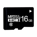 การ์ดหน่วยความจำ TF (Micro SD) ความเร็วสูง Class10 สีดำ 16GB