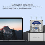 แท่นวางฮาร์ดไดรฟ์ Blueendless SATA USB 3.0 ขนาด 2.5 / 3.5 นิ้ว 2 ช่อง สำหรับคัดลอกออฟไลน์