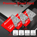 การ์ดความจำ MICRODATA 128GB Class10 สีแดงและเทา TF (Micro SD), 128GB