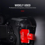 การ์ดความจำ MICRODATA 128GB Class10 สีแดงและเทา TF (Micro SD), 128GB
