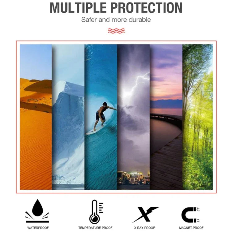 การ์ดความจำ MICRODATA 128GB Class10 สีแดงและเทา TF (Micro SD), 128GB
