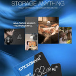 การ์ดหน่วยความจำ TF (Micro SD) ความเร็วสูง U3 สีน้ำเงินและดำ STICKDRIVE 64GB