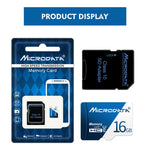 MICRODATA การ์ดหน่วยความจำ TF (Micro SD) 16GB U1 สีน้ำเงินและขาว, 16GB