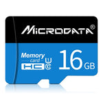 MICRODATA การ์ดหน่วยความจำ TF (Micro SD) 16GB U1 สีน้ำเงินและดำ, 16GB
