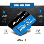 MICRODATA การ์ดหน่วยความจำ TF (Micro SD) 16GB U1 สีน้ำเงินและดำ, 16GB