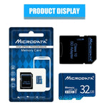 MICRODATA การ์ดหน่วยความจำ TF (Micro SD) 32GB U1 สีน้ำเงิน, 32GB