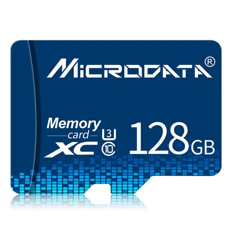 MICRODATA การ์ดหน่วยความจำ TF (Micro SD) 128GB U3 สีน้ำเงิน, 128GB