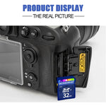 Microdrive การ์ดหน่วยความจำ SD ความเร็วสูง Class 10 ขนาด 32GB สำหรับอุปกรณ์ดิจิทัลทุกชนิดที่มีช่องใส่การ์ด SD, 32GB