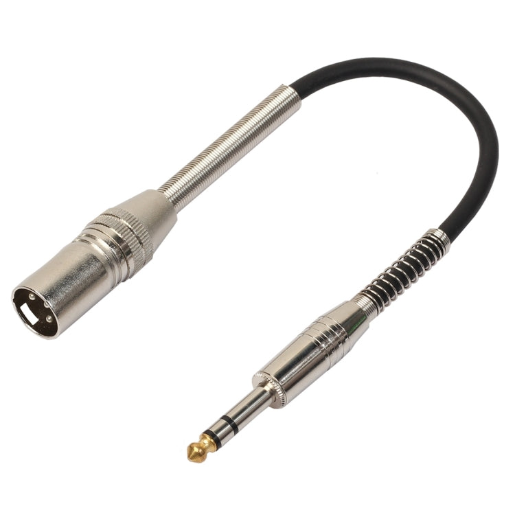 สายไมโครโฟน XLR 3 พิน ตัวผู้ 30 ซม. ถึงปลั๊กสเตอริโอ 1/4 นิ้ว (6.35 มม.) ตัวเมีย, BK2077KM