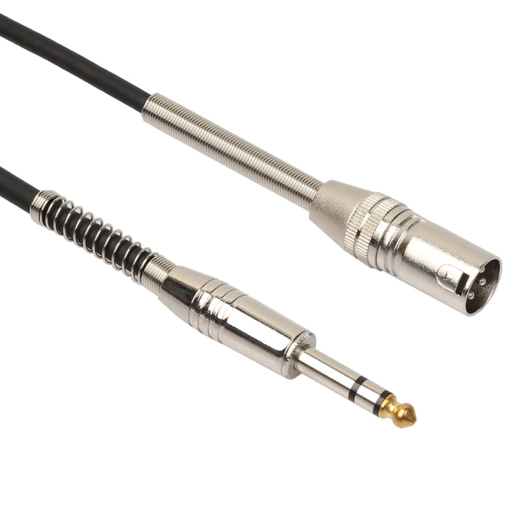 สายไมโครโฟน XLR 3 พิน ตัวผู้ 30 ซม. ถึงปลั๊กสเตอริโอ 1/4 นิ้ว (6.35 มม.) ตัวเมีย, BK2077KM